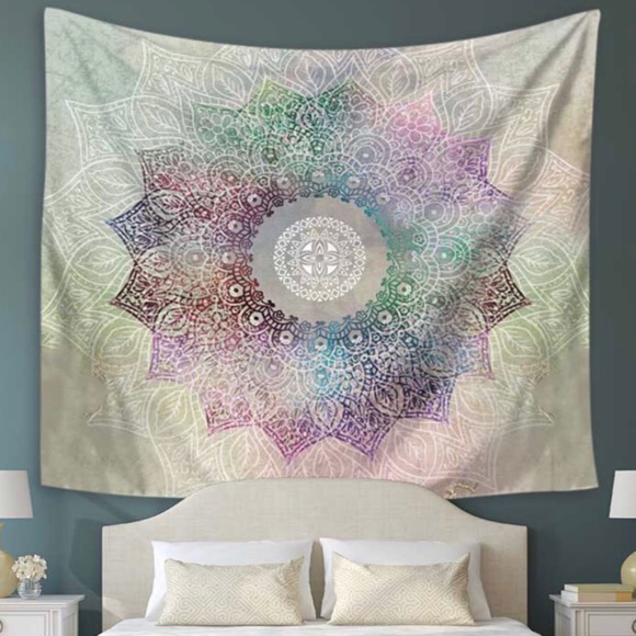 Other - Mandala Wall Hanging Tapestry Boho Fabric 59”x51”